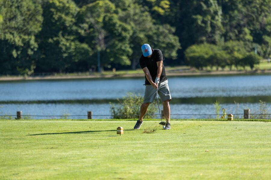 Golfer during the 2026 R.E.D. Friday Golf Outing